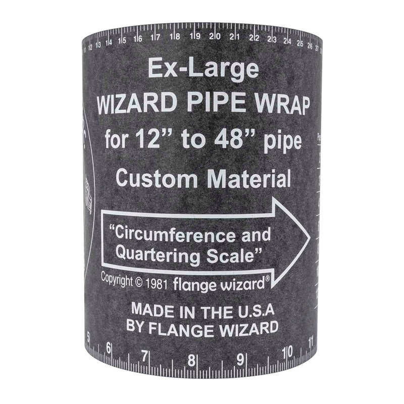 DIESELLA FLANGE WIZARD Wrap-Around WW-19 Extra-Large for 12"-48" rør (180" Længde / 7" Bredde)