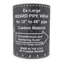 DIESELLA FLANGE WIZARD Wrap-Around WW-19 Extra-Large for 12"-48" rør (180" Længde / 7" Bredde)