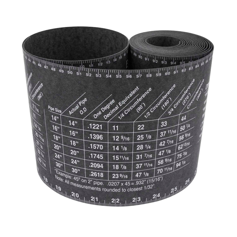 DIESELLA FLANGE WIZARD Wrap-Around WW-19 Extra-Large for 12"-48" rør (180" Længde / 7" Bredde)