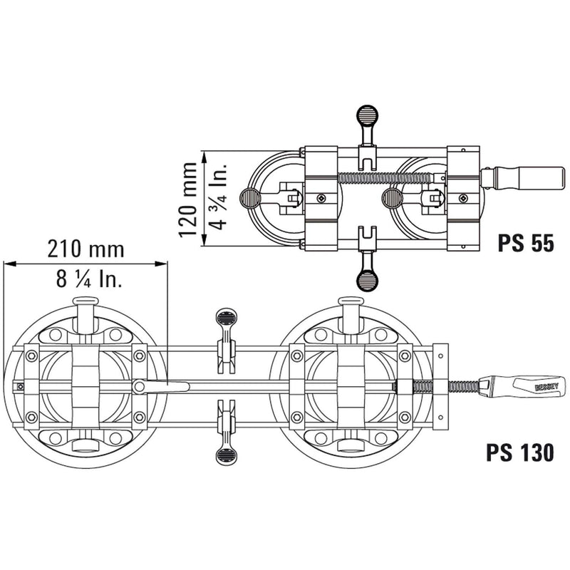 BESSEY pladespænder PS55