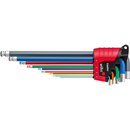 WIHA Stiftnøglesæt m.kugle 9 stk(farver)