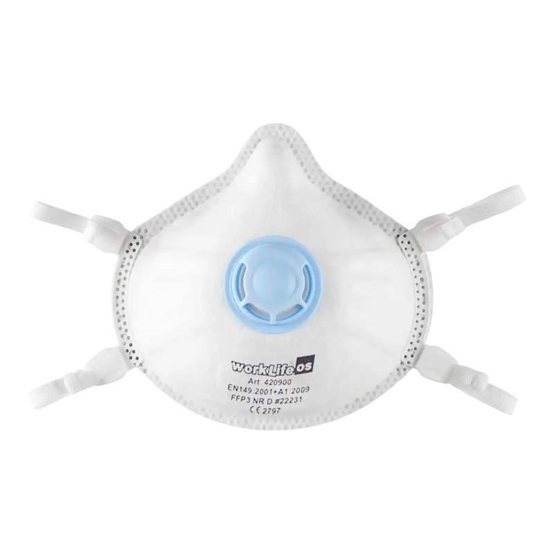 OS Støvmaske med ventil FFP3-V NR D 5stk "20 pakker"