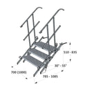 MATERIELHUSET Byggepladstrappe 100cm bred