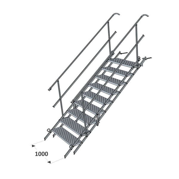 Materielhuset Byggepladstrappe 100cm bred