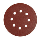 MIRKA Sliberondel, velcro, 8hul 125mm 5 stk