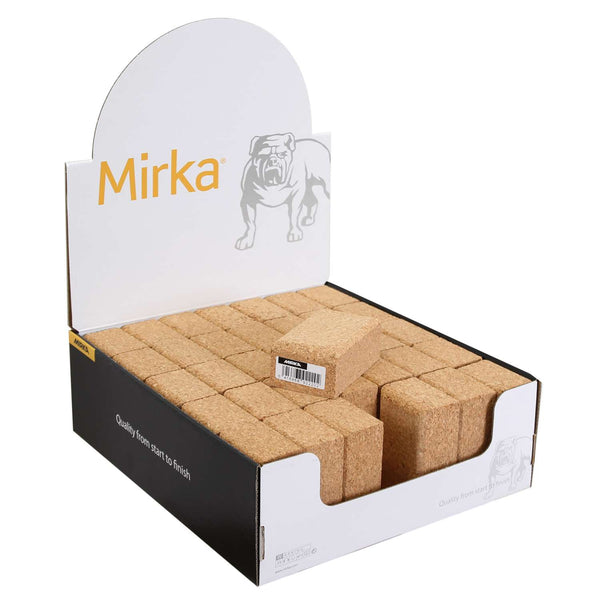 MIRKA Slibeklods 100x60x40 facet kork