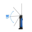 WRKPRO arbejdslampe "SLIM X4" foldbar med COB LED, magnet og genopladeligt batteri