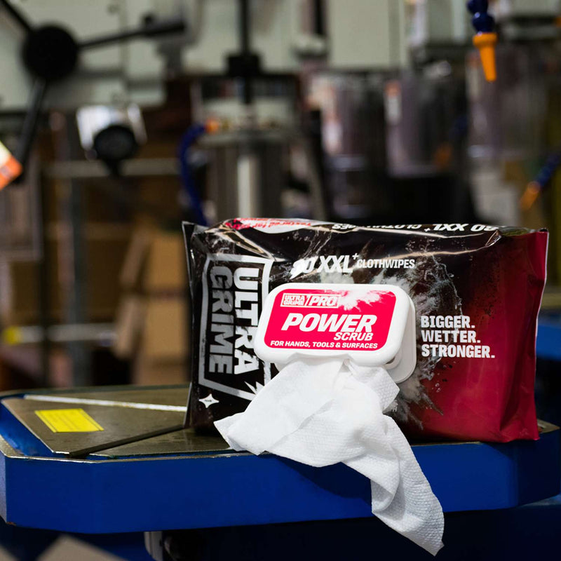 ULTRAGRIME Renseservietter Pro Power Scrub wipes