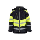BLÅKLÄDER Jakke softshell til børn Sort/High Vis Gul 5211