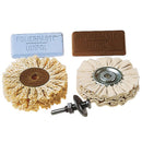 WOLFCRAFT Polereskivesæt, 5 dele pro