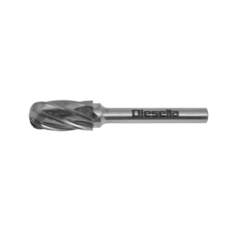 DIESELLA Fræsestift HM Ø6x18 mm form C (Alu. Cut) med Ø6 mm skaft