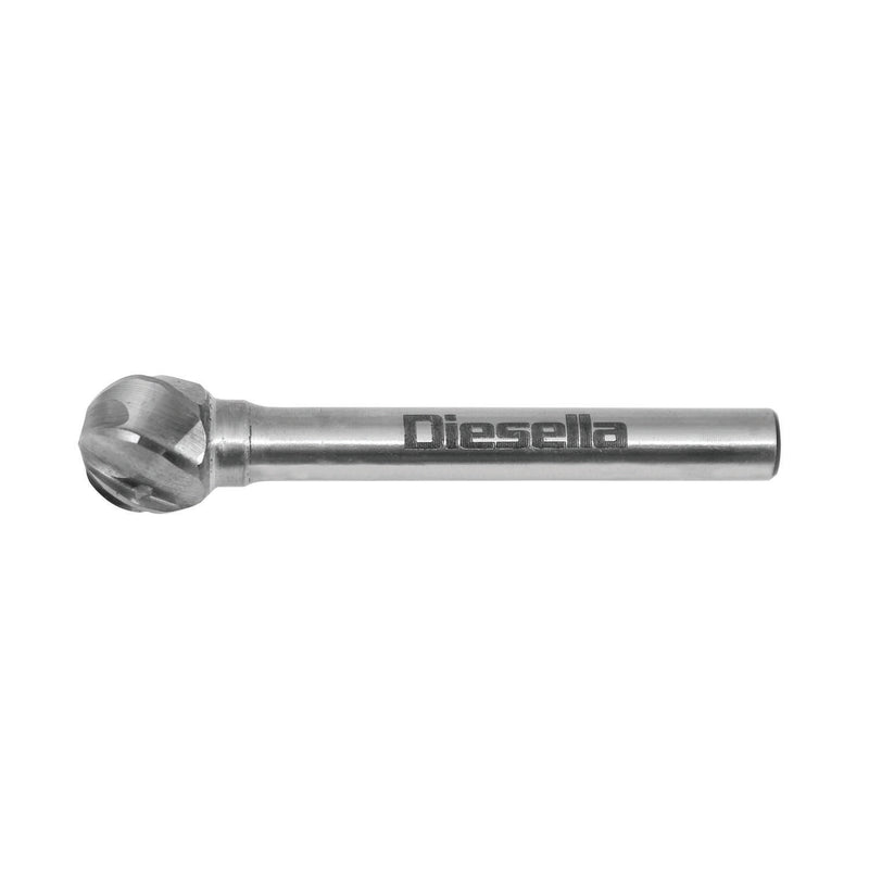 DIESELLA Fræsestift HM Ø6x5,4 mm form D (Alu. Cut) med Ø6 mm skaft