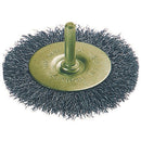 WOLFCRAFT Stålbørsteskive,6,, skaft løs 75mm
