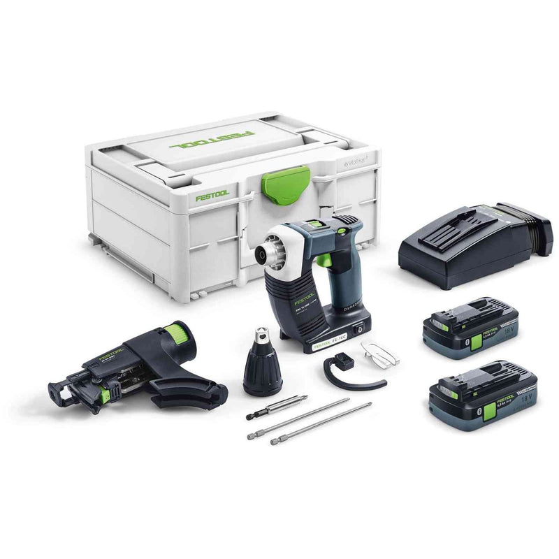 FESTOOL Akku gipspladeskruemaskine DWC18-2500 HPC4,0 I-Plus