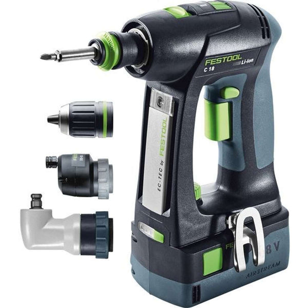 FESTOOL Akku bore-/skruemaskine C 18 Li 4,0-Set