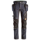 SNICKERS Arbejdsbukser FlexiWork Denim med hylsterlommer 6955 denim/sort