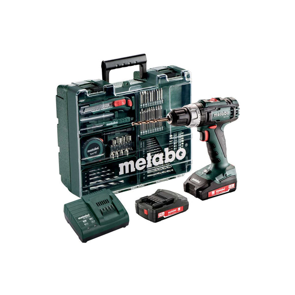 METABO AKKU SKRUEMASKINE BS 18 L 2x2,0 13MM WORKSHOP