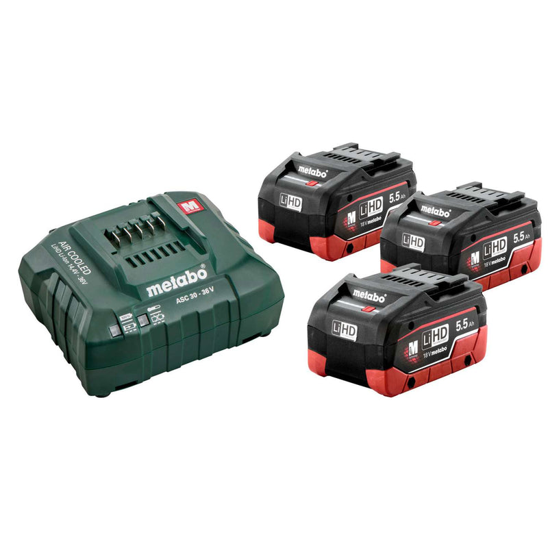 METABO BASIC-SET 18 3X5,5 ASC 30-36 LIHD