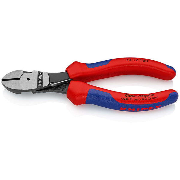 Knipex sidebidetang 160mm Kraft m/fjeder 7412 160