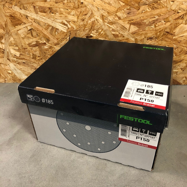 FESTOOL Slibepapir STF D185/16 P150 GR/100