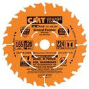 CMT Rundsavsklinge 165x1,7x20 Z24WF