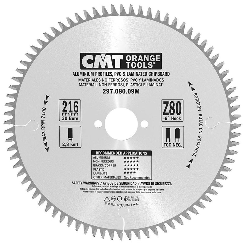 CMT Rundsavsklinge 216x3,2x30 Z64 NE NEG