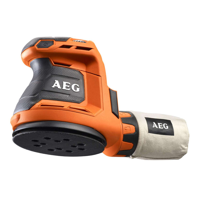 AEG excentersliber 18V 0-vers BEX18-125-0 uden batteri og lader