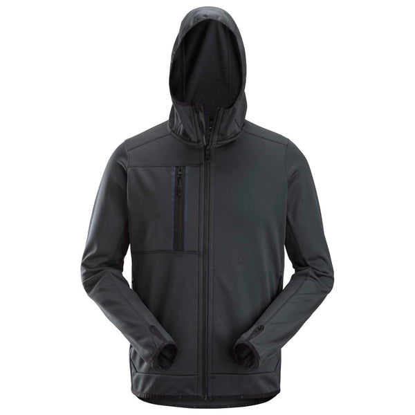 SNICKERS Hættetrøje AllroundWorke fleece med lynlås 8058 koksgrå