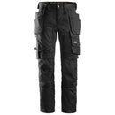 SNICKERS arbejdsbukser 6241 stretch Sort