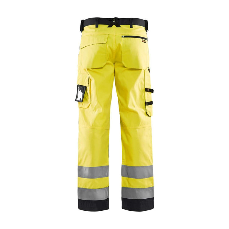 BLÅKLÄDER arbejdsbuks Hi-Vis gul/sort 1566