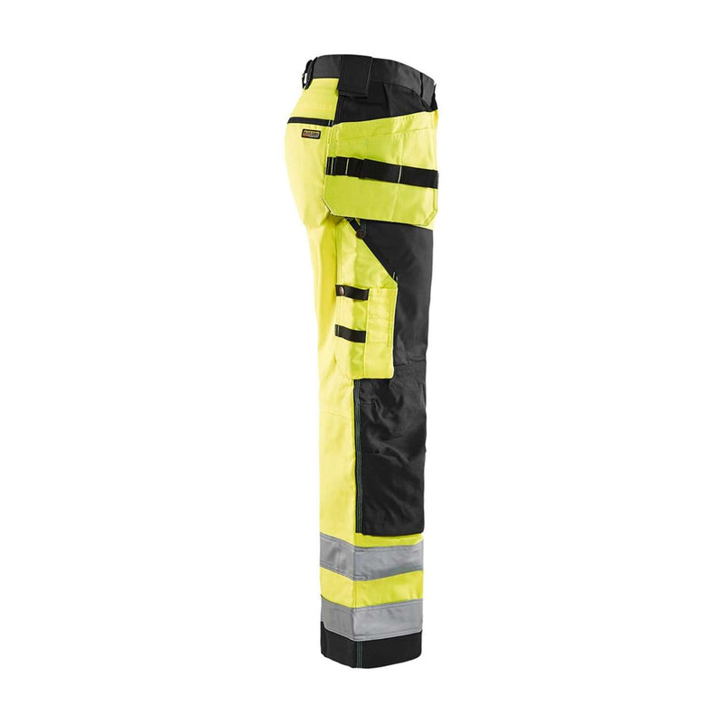 BLÅKLÄDER håndværkerbuks Hi-Vis gul/sort 1568