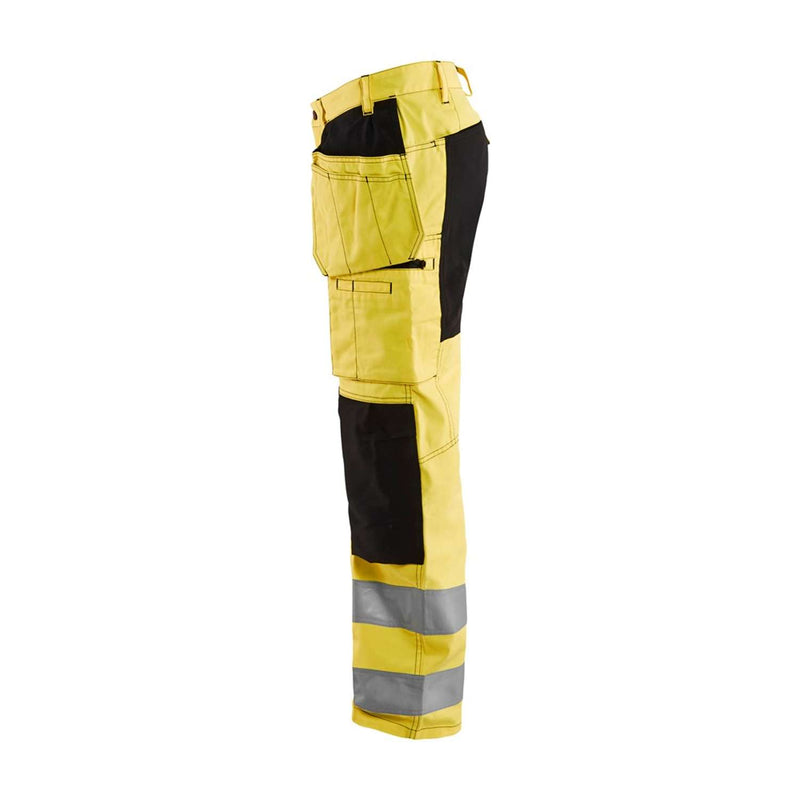 BLÅKLÄDER håndværkerbuks Hi-Vis gul/sort 1552