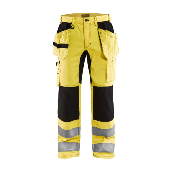 BLÅKLÄDER håndværkerbuks Hi-Vis gul/sort 1552
