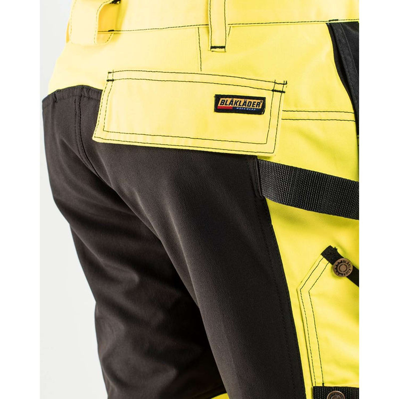 BLÅKLÄDER håndværkerbuks Hi-Vis gul/sort 1552