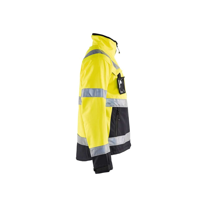 BLÅKLÄDER softshell jakke Hi-Vis gul/sort 4900