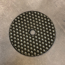 iTools slibepad til beton K400 125mm m/velcro Turtle blå