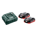 METABO Batterisæt BASIC-SET 18 2X4,0 LIHD ASC 55