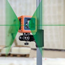 Nedo Grøn kryds- og streglaser Cube