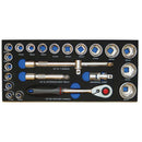 BATO Værktøjsvogn 7 skuffer 442 dele.