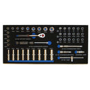 BATO Værktøjsvogn 7 skuffer 468 dele med side skab XXL