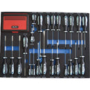 BATO Værktøjsvogn 7 skuffer og skab XXL 435 dele.