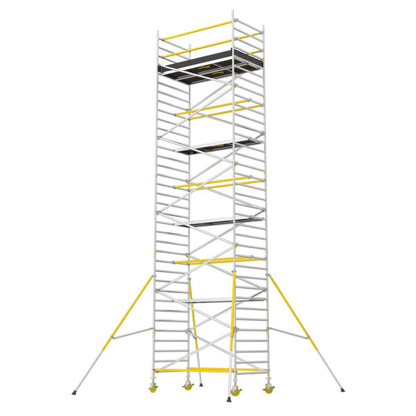 W.steps Rullestillads 1400 pk. 8,2m - 1 basispakke høj + 3 tilbygningspakker WRT 1400-8,2