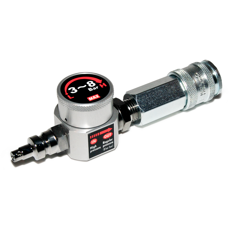 MAX Højtryk Reducer 24->8bar med lynkobling