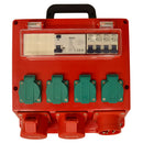 BLUE ELECTRIC Byggestrømstavle 16A 230/400 volt 4x230V dk udtag & 2x400V