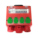 BLUE ELECTRIC Byggestrømstavle 32A 230/400 volt 4x230V dk udtag & 2x400V