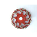 Diatech Diamantslibekop 150mm HÅRD rød