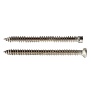 EXPANDET Karmskrue 7,5x132 m/hoved A2 rustfri 100stk