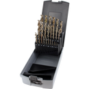 FAMAG Træ dybelborsæt HSS-G 19 dele 1-10mm (0,5 spring) 1594