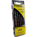 FAMAG Træ dybelborsæt HSS-G 5 dele 3, 4, 5, 6, 8mm 1594