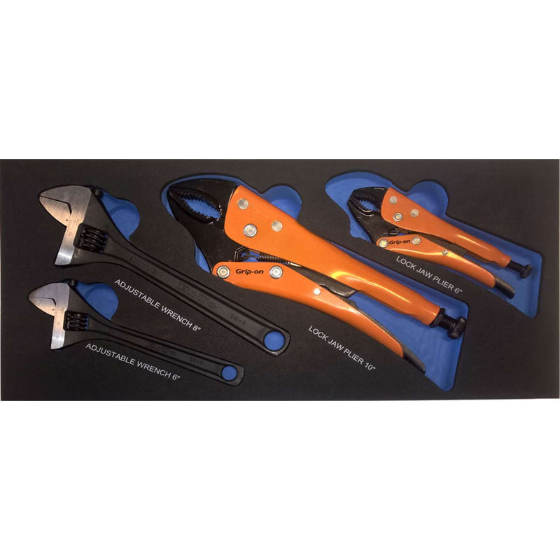 BATO Værktøjsvogn 7 skuffer og skab XXL TOMMER 208 dele.